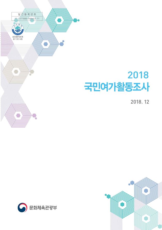 2018년 문화체육관광부 국민여가활동조사 보고서